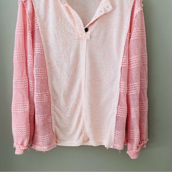 POL Long Sleeve Top Pink Sz Small - Picture 3 of 10